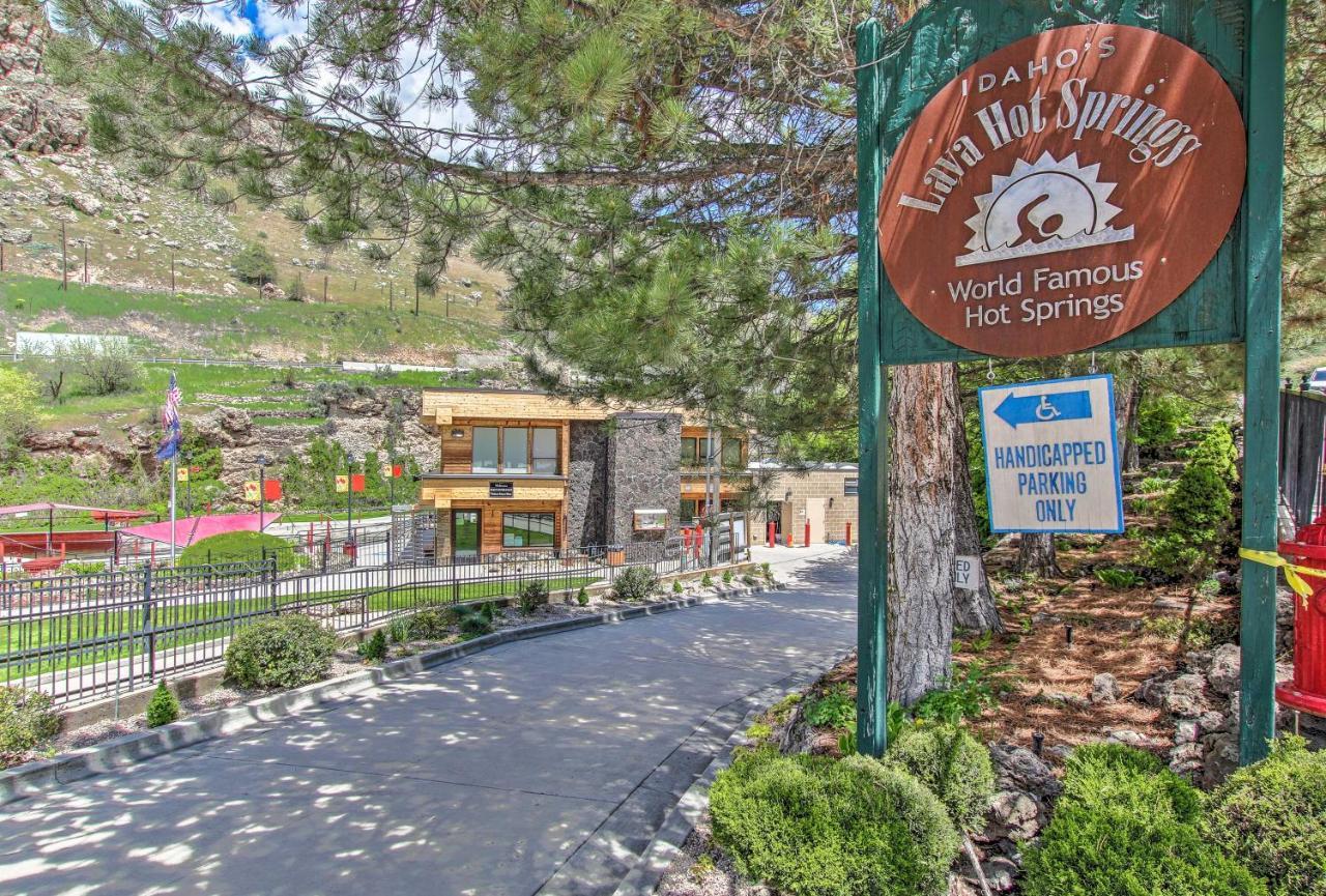 Lovely Lava Hot Springs Studio, Walk To Pools Esterno foto